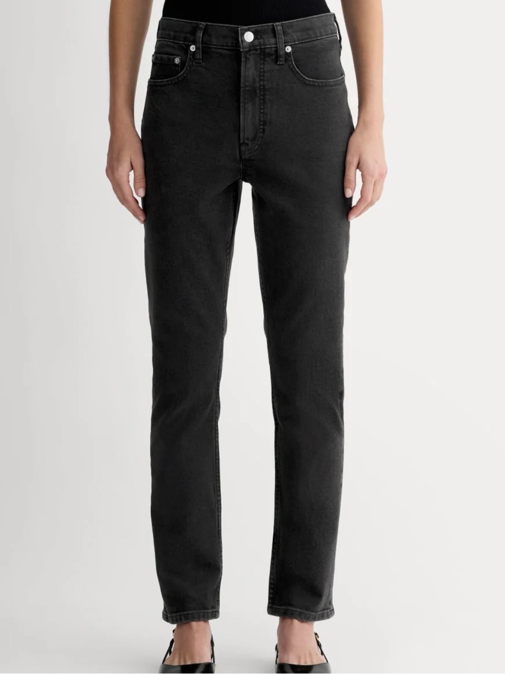 Everlane Original Cheeky Jean - black 8
